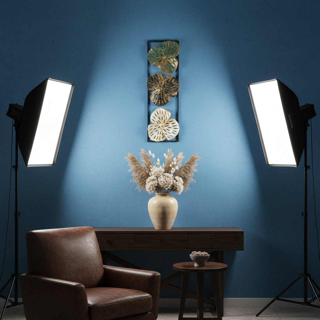 Trio Floral Metal Wall Art-WA33