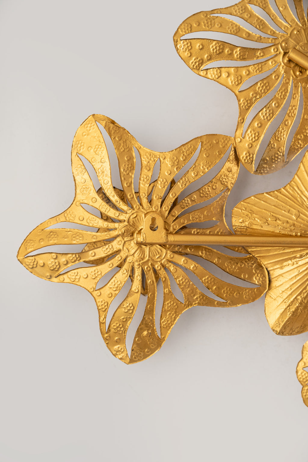 Aurevia Floral Gold Wall Art (45" x 24")-WA53