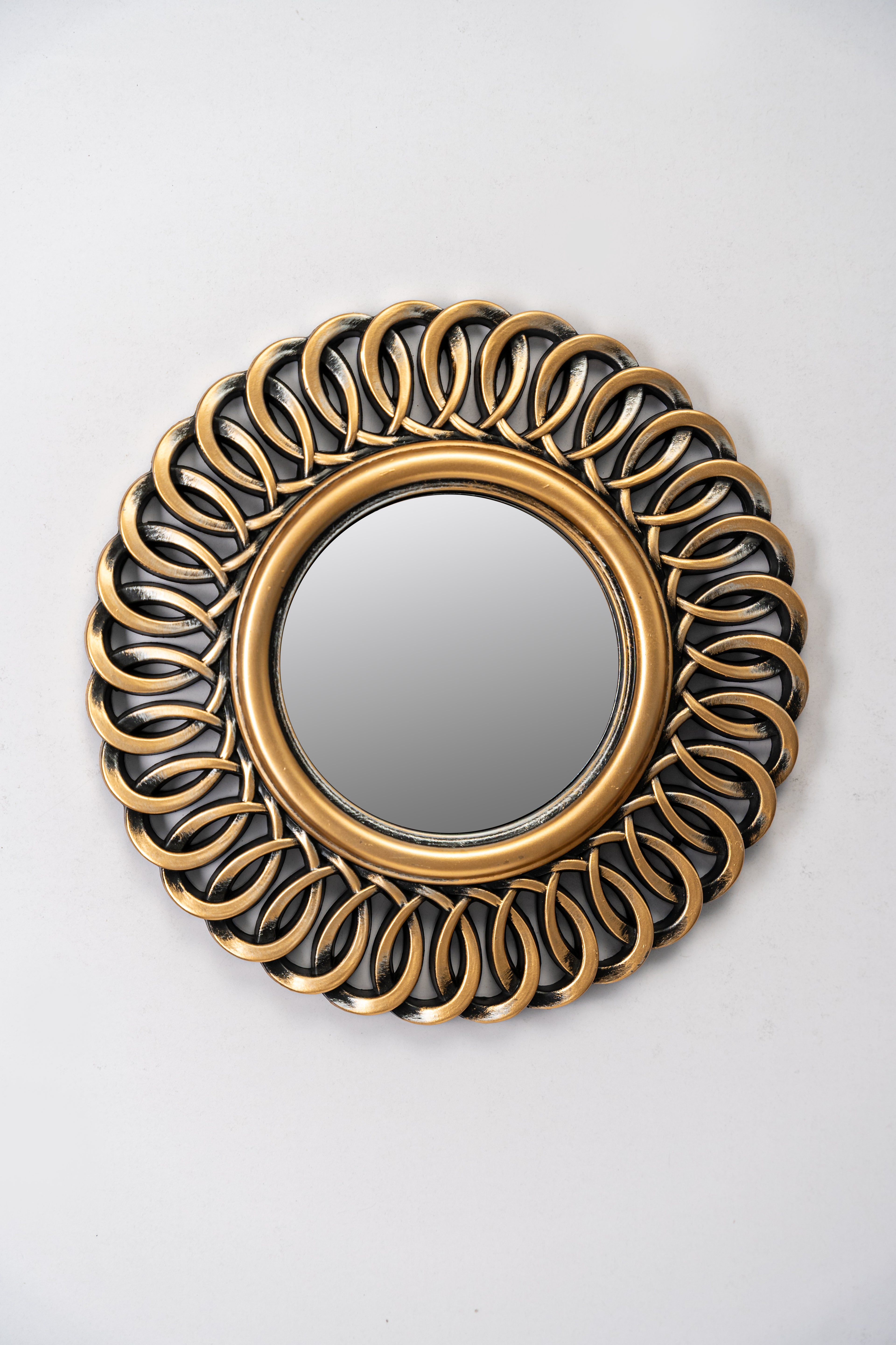 3 Ornate Copper Wall Mirrors-WM3