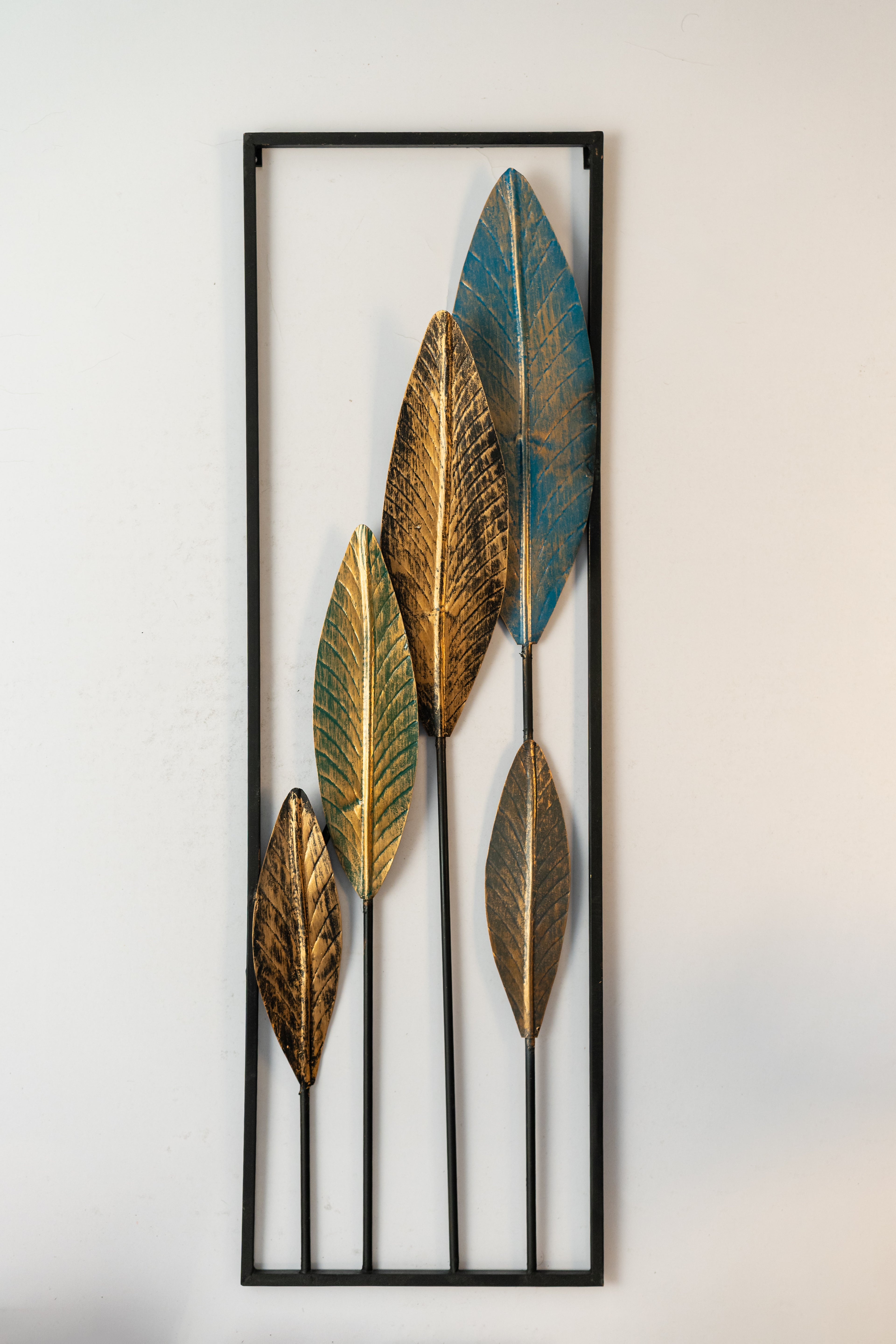 Multi-Tone Leaf Wall Art Panel-WA32