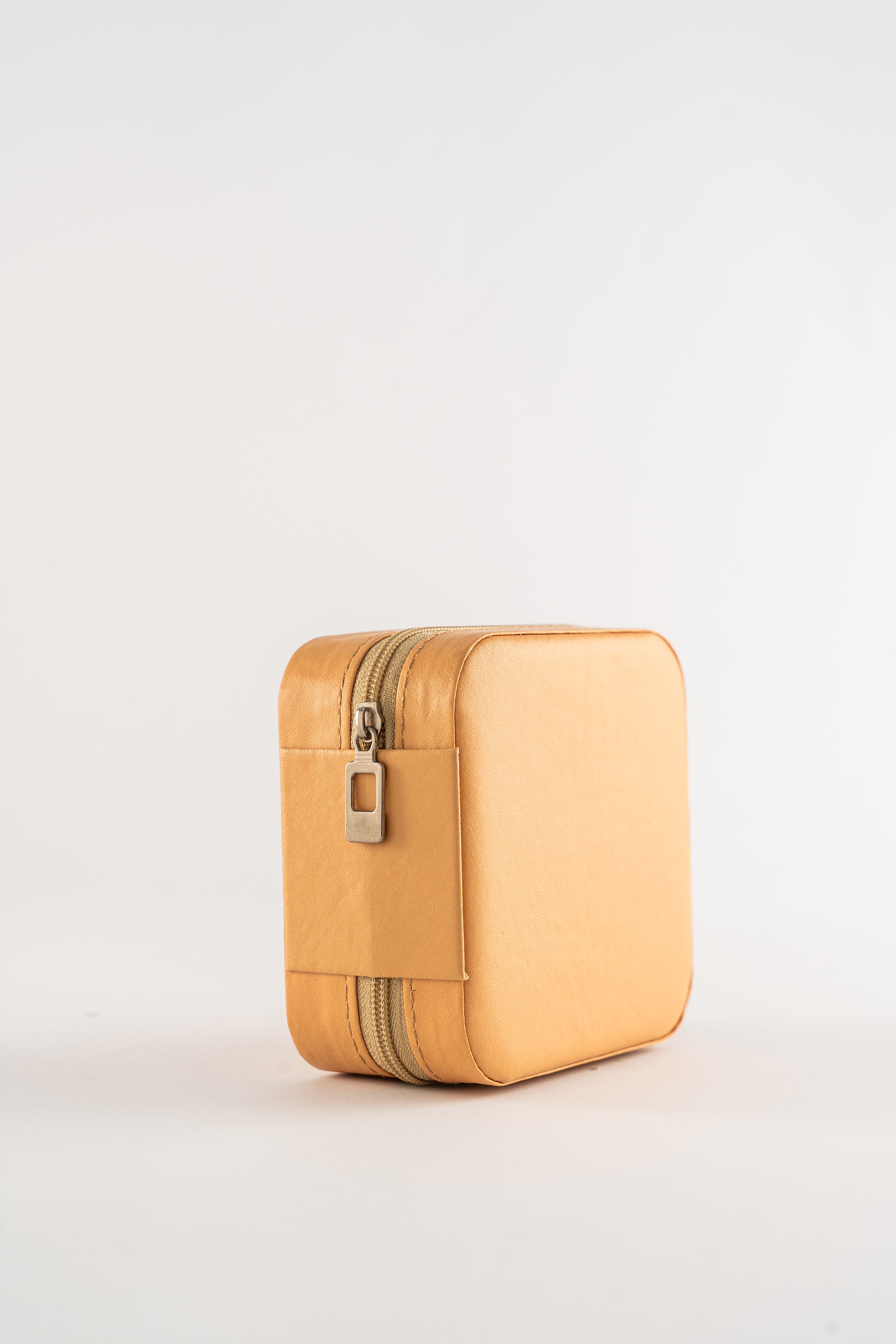 Orange Travel Jewelry Case